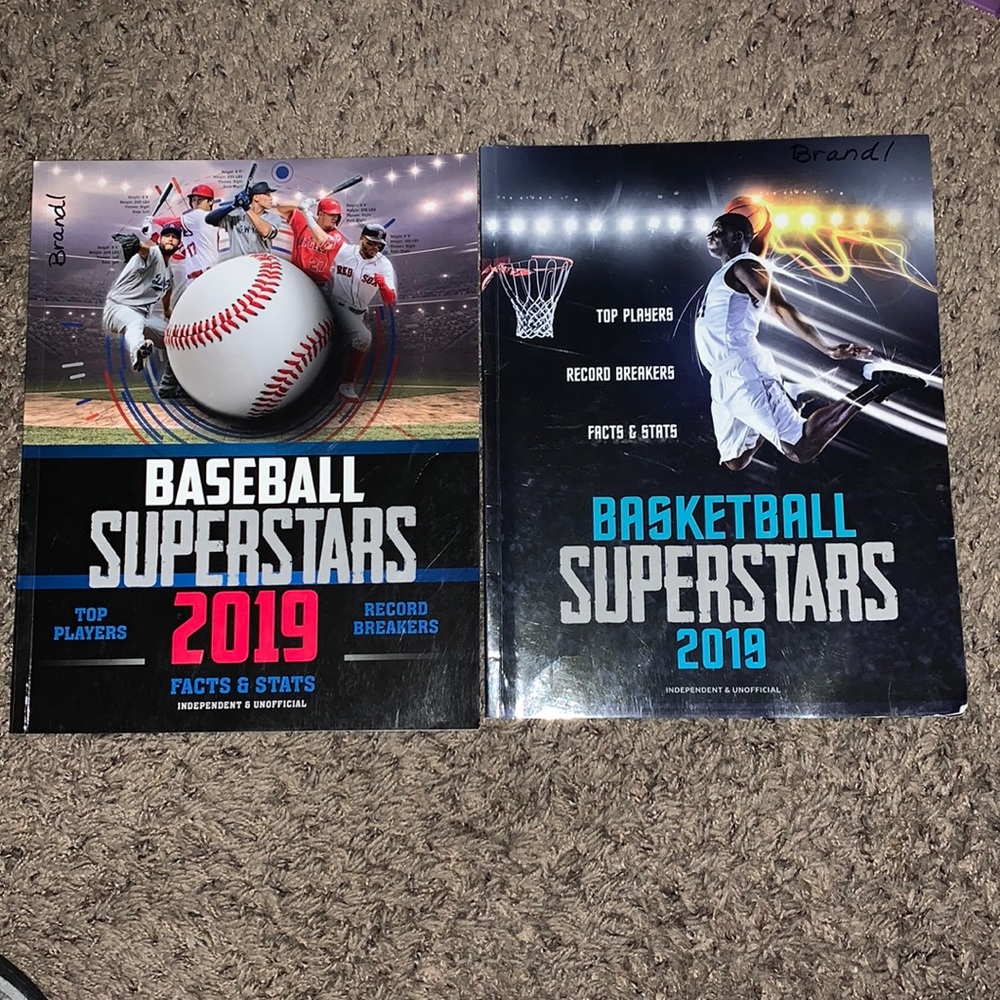 Basketball and Baseball Superstars 2019 books